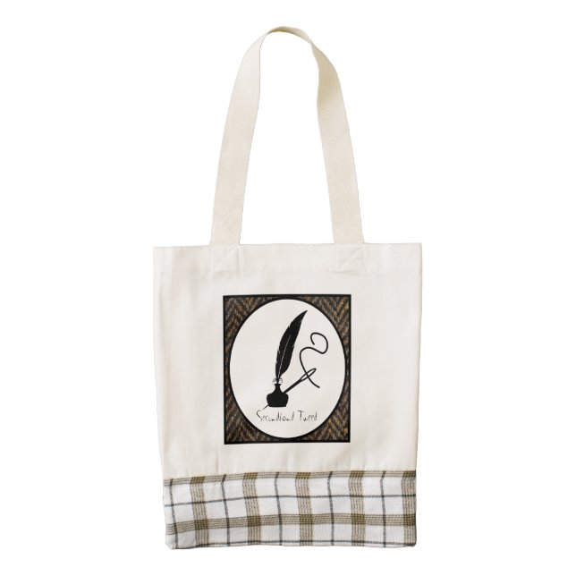 Academic Tweed Tote Bag (Front)