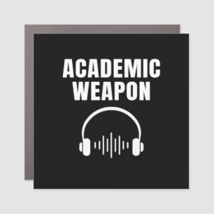 Academic Weapon - Inspirational Classic Viral Car Magnet