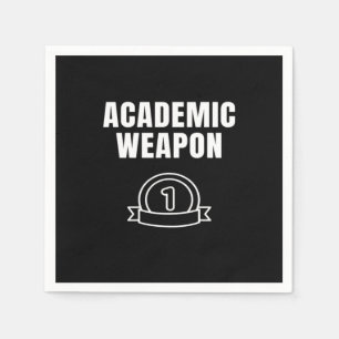 Academic Weapon - Inspirational Oversized Funny Tr Napkins