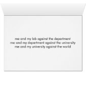 Academic's Creed Cards (Inside Horizontal (Bottom))