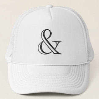 Academy Engraved Ampersand Black Trucker Hat