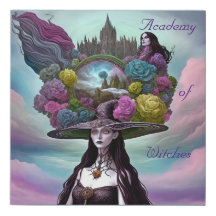 Academy of witches fanciful fantasy digital art