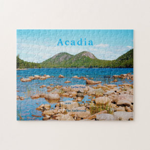 Acadia Bubbles Jordan Pond National Park Maine Jigsaw Puzzle