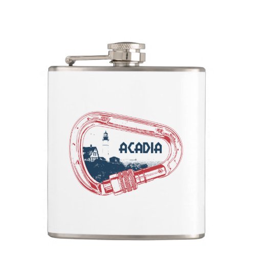 Acadia Climbing Carabiner Flask