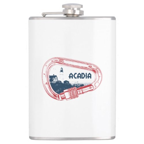 Acadia Climbing Carabiner Flask