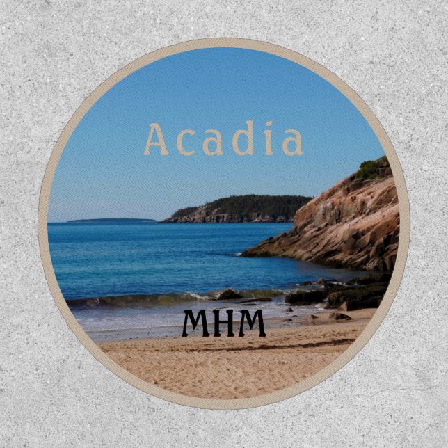Acadia Desert Sand Beach National Park Maine Patch (Front)