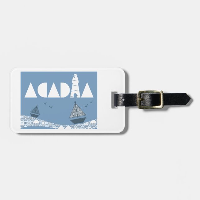 Acadia Luggage Tag (Front Horizontal)