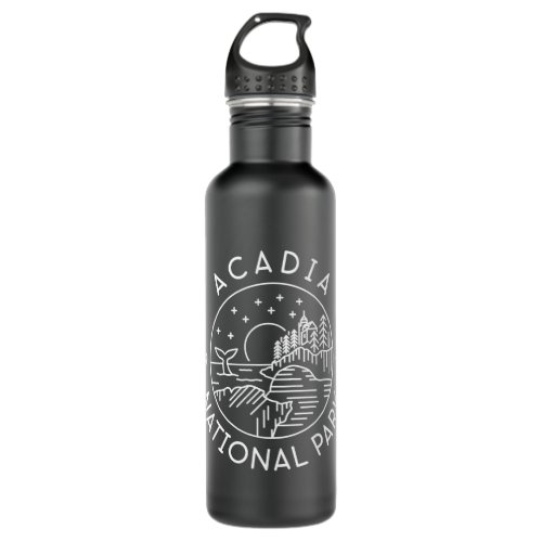 Acadia National Park 1916 Maine Bar Harbor  Stainless Steel Water Bottle