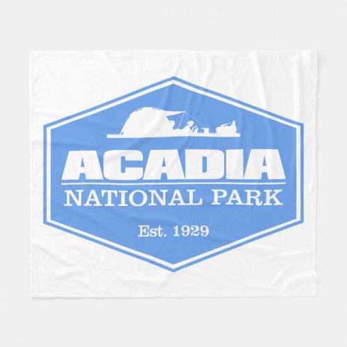 Acadia National Park 3 Fleece Blanket