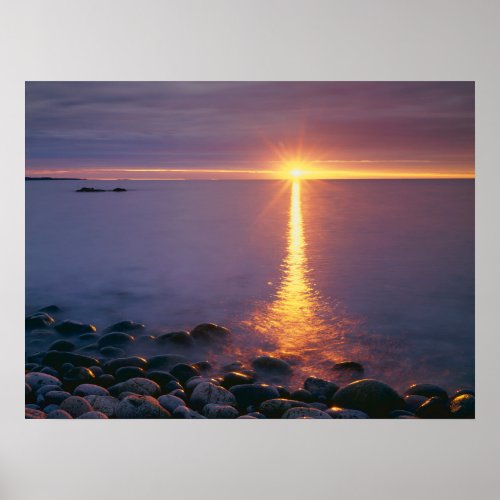 Acadia National Park Atlantic Ocean Maine Poster