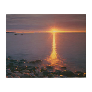 Acadia National Park  Atlantic Ocean Maine Wood Wall Art
