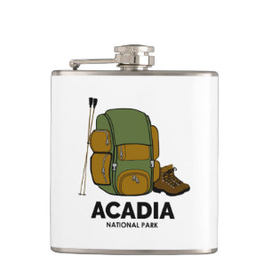 Acadia National Park Backpack Flask