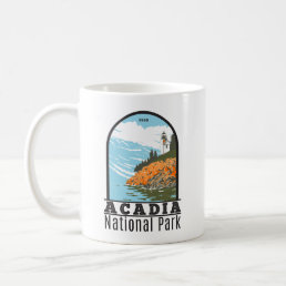 Acadia National Park Bar Harbor Lighthouse Maine Coffee Mug