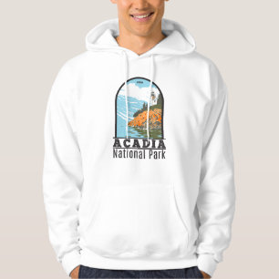 Acadia National Park Bar Harbor Lighthouse Maine H Hoodie
