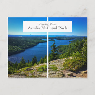 Acadia National Park Bar Harbor Maine Postcard