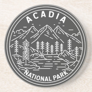 Acadia National Park Bar Harbor Monoline Coaster
