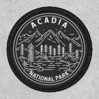 Acadia National Park Bar Harbor Monoline