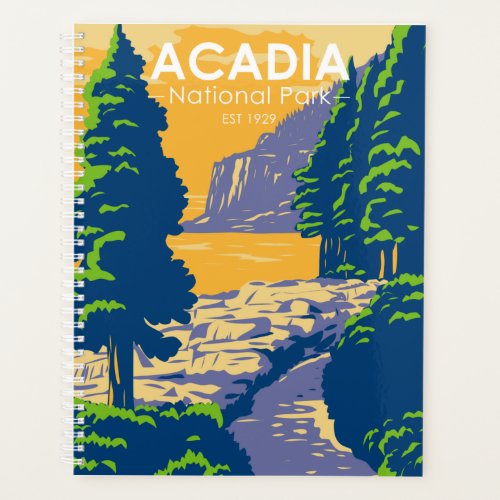 Acadia National Park Bar Harbor Ocean Path Maine Planner