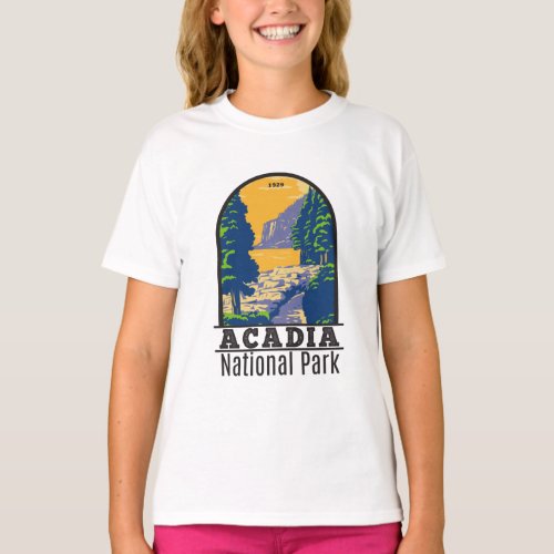 Acadia National Park Bar Harbor Ocean Path T_Shirt