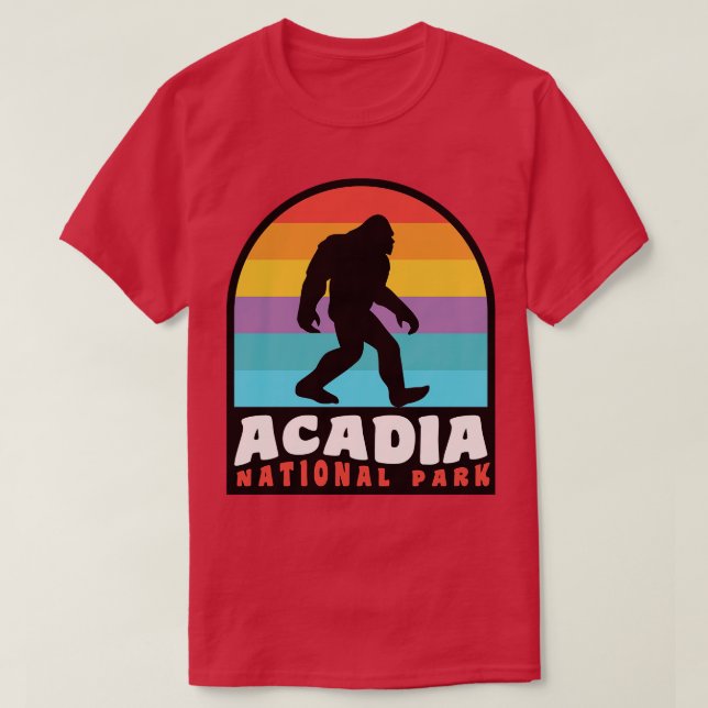Acadia National Park Bar Harbor T-Shirt (Design Front)