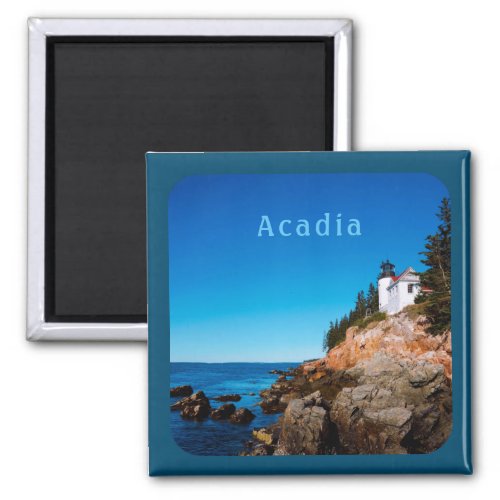 Acadia National Park Bass Harbor Lighthouse Magnet