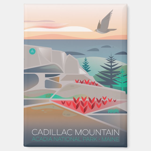 Acadia National Park, Cadillac Mountain Magnet (Front)