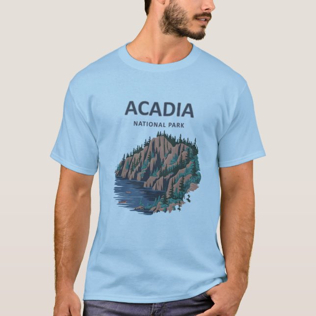 Acadia National Park Cadillac Mountain T-Shirt (Front)