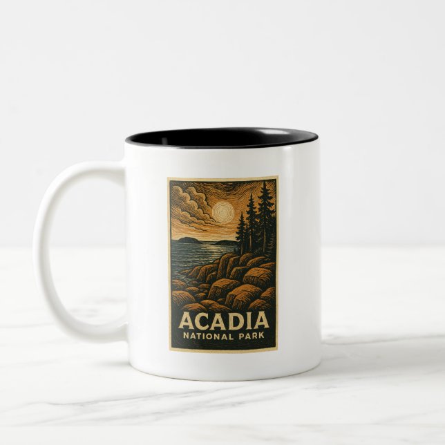 Acadia National Park Ceramic Mug  (Left)