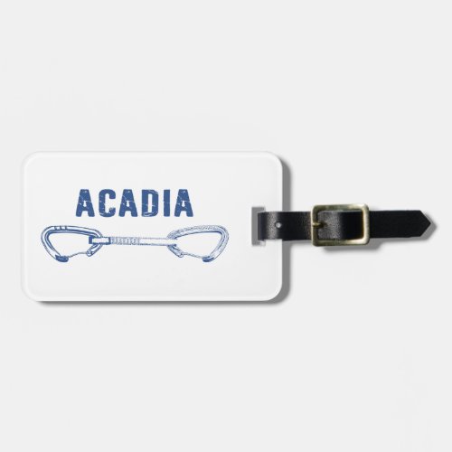 Acadia National Park Climbing Quickdraw Luggage Tag