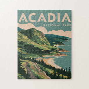 Acadia National Park Coastline Jigsaw Puzzle