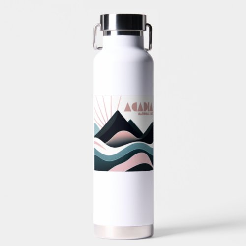 Acadia National Park Colored Hills Water Bottle