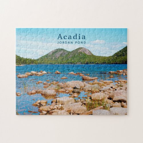 Acadia National Park Custom Photo Jordan Pond Jigsaw Puzzle