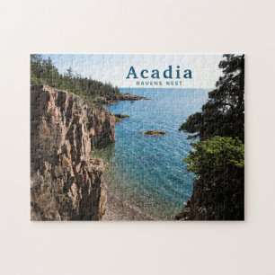 Acadia National Park Custom Photo Ravens Nest Jigsaw Puzzle