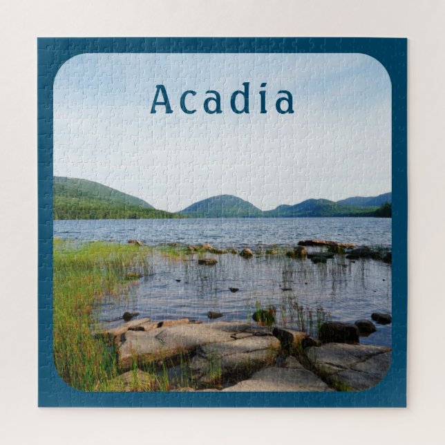 Acadia National Park Eagle Lake Maine Jigsaw Puzzle (Vertical)