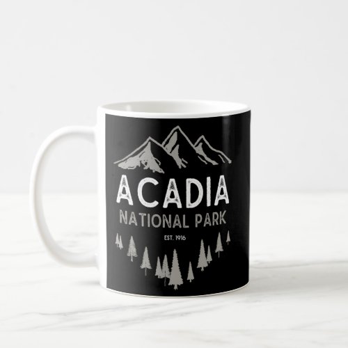 Acadia National Park Est 1916 Maine Coffee Mug