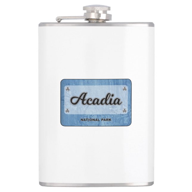 Acadia National Park Flask (Front)