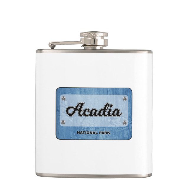 Acadia National Park Flask (Front)