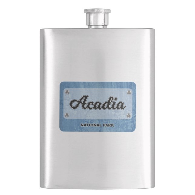 Acadia National Park Flask (Front)