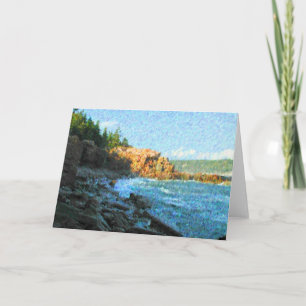 Acadia National park greeting card