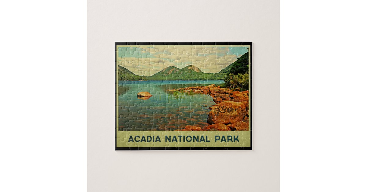 Acadia National Park Jigsaw Puzzle Zazzle