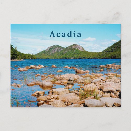 Acadia National Park Jordan Pond Maine Postcard