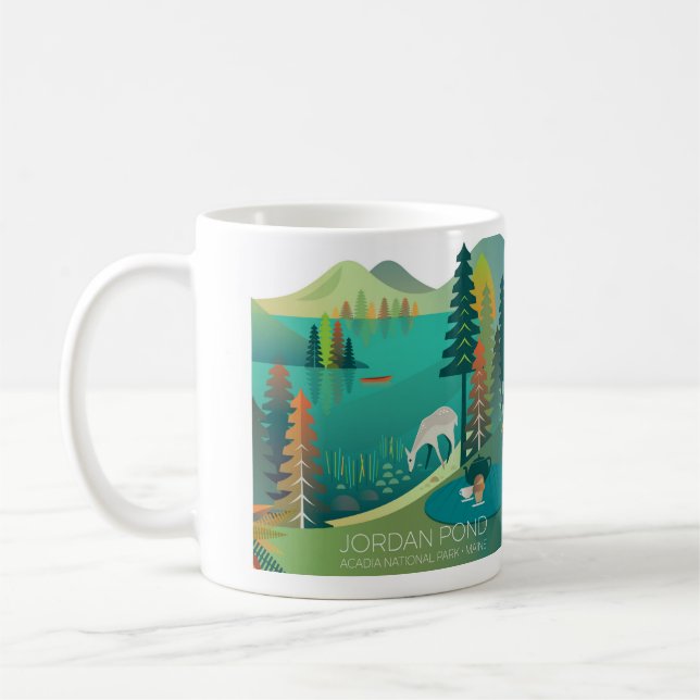 Acadia National Park, Jordan Pond Mug (Left)