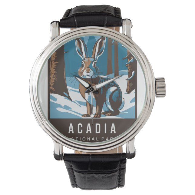 Acadia National Park Key Chain Watch (Front)