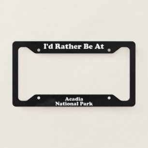Acadia National Park - LPF License Plate Frame