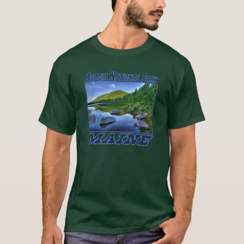 Acadia National Park _ Maine Adult Dark T_shirt