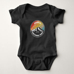Acadia National Park Maine Baby Bodysuit