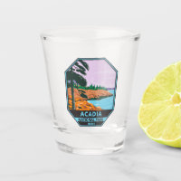 Acadia National Park Maine Bar Harbor Vintage