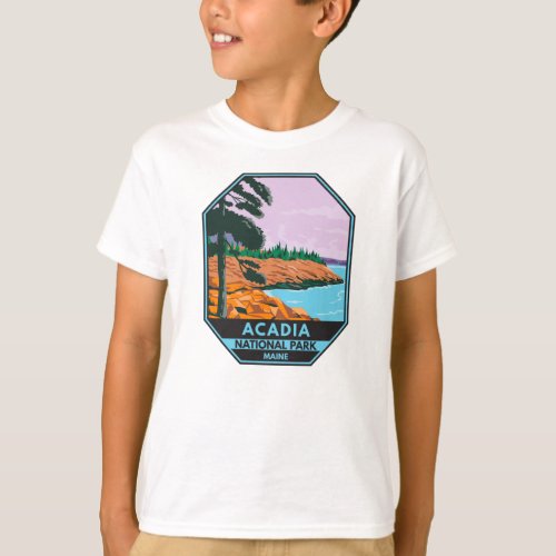 Acadia National Park Maine Bar Harbor Vintage  T_Shirt