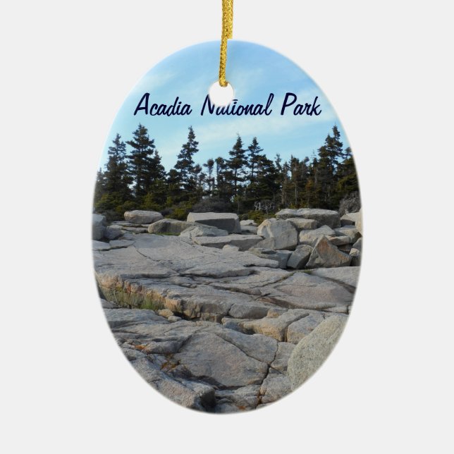 Acadia National Park, Maine Ceramic Ornament (Front)