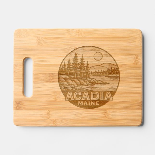 Acadia National Park Maine Cutting Board (Front)